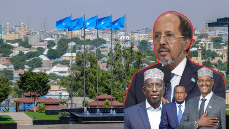 {DAAWO MUUQAALKA)  Madaxweynne Xasan shiikh iyo Shiikh Shariif oo Kulan gaar ah ku leh Villa Soomaaliya.