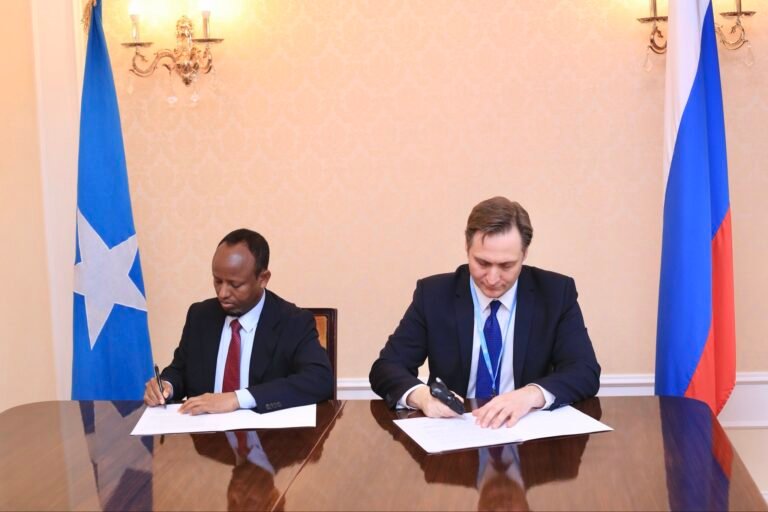 Somalia and Russia Sign MoU in Geneva to Strengthen Health Sector Cooperation