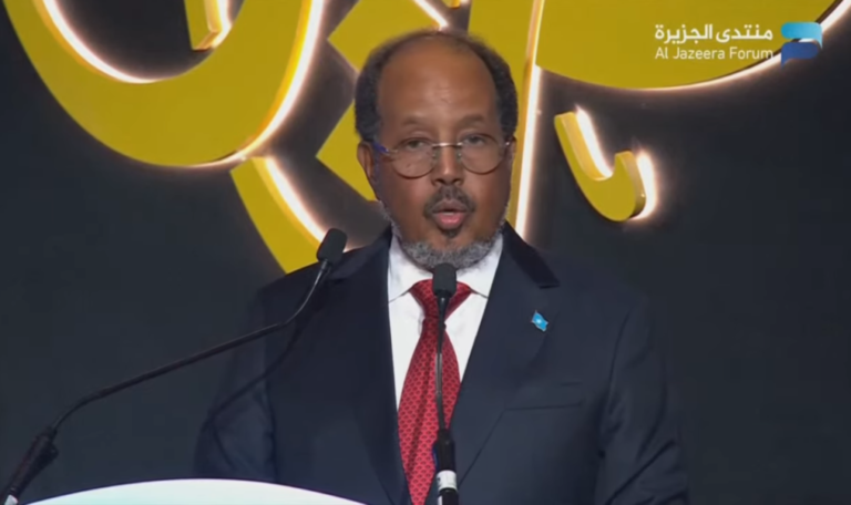 MW Xasan Sheekh Maxamuud oo ka hadlay dhibaatooyinka Israa’iil ay u gaysatay Falastiin & faragelinta ay ku samaysay Dalka