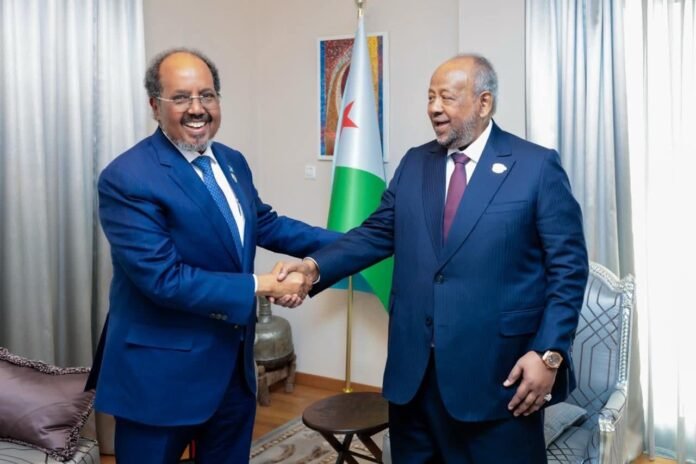 Madaxweynaha Soomaaliya Oo Itoobiya kula kulmay madaxda Afrika.