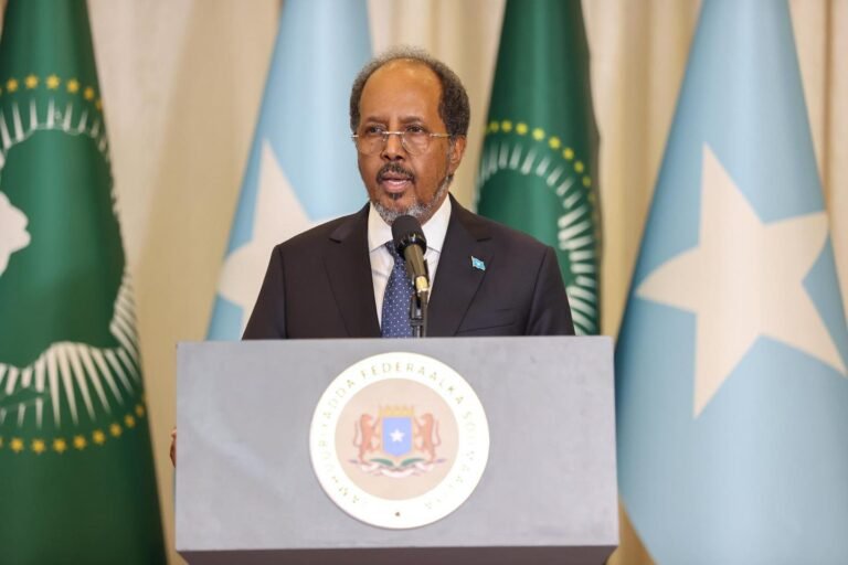 Madaxweyne Xasan Shiikh oo War ka soo saaray Guusha ay Soomaaliya ka gaartay Golaha Nabadda iyo Amniga Midowga Afrika,