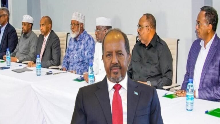 Madaxweyne oo Golaha Mustaqbalka Soomaaliyeed ku marti-qaaday kulan qado iyo soo dhoweyn ah.