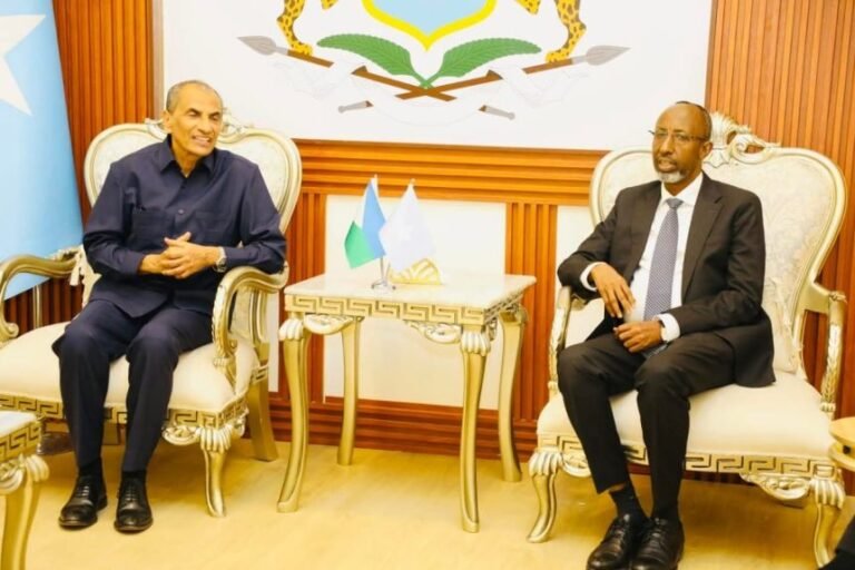 Minister of Education welcomes his Djiboutian counterpart in Mogadishu