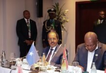 {DAAWO SAWIRADA} Madaxweyne Xasan Sheekh oo ka qayb galay shir heer sare ah oo ku saabsanaa mustaqbalka Qaramada Midoobay.