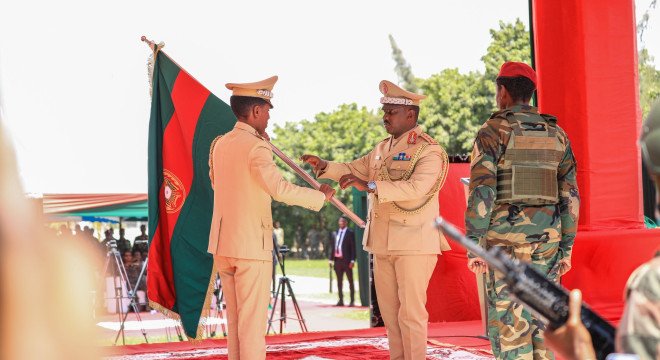 Taliyaha Cusub ee Ciidanka Xoogga Dalka oo si rasmi ah xilka ula Wareegay.