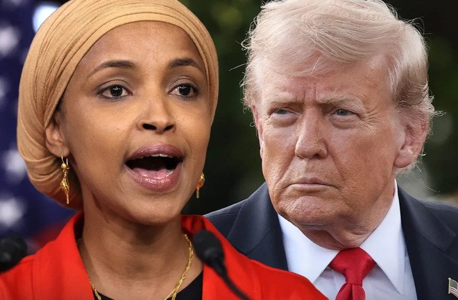 Ilhan Cumar oo  Trump ku eedeysay in uuyahay  hoggaamiye kufsada carruurta waa in la dilaa.