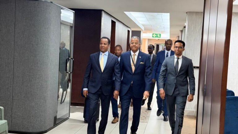 Wasiirka Arrimaha Dibadda iyo Iskaashiga Caalamiga ah Soomaaliya, oo Gaaray Dalka Konfur Africa,