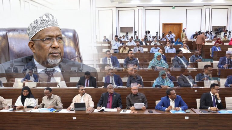 {DAAWO MUUQAALKA Baarlamanka Soomaaliya oo kulan aanan caadi eheyn yeelanaya.