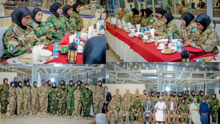 {DAAWO SAWIRADA} Munaasabad gaar ah oo Loo sameeyay Haweenka Ku jira Ciidanka Xooga Dalka Soomaaliya.