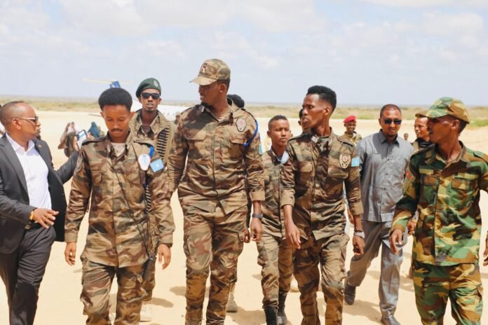 Taliyaha ciidamada Haramcad & ciidamo  oo gaaray Baraawe.